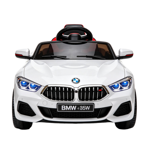 12V White BMW Kids Ride-On Car with Remote Control