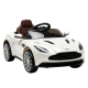 12V White Aston Martin Kids Ride-On Car with Remote Control