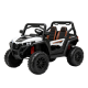 24V White Kids Ride-On UTV with Remote Control and Suspension