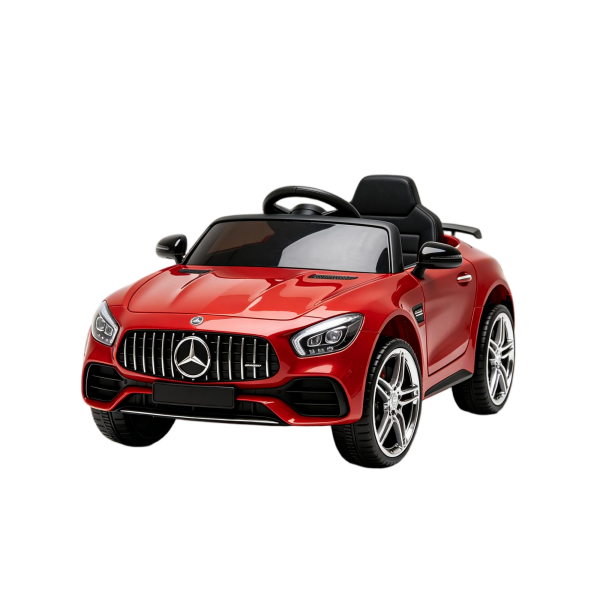 12V Red Mercedes-Benz AMG GT Kids Ride-On Car with Remote Control